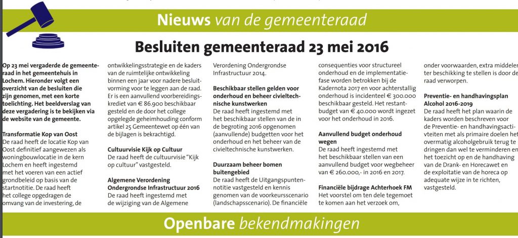 GR besluit 23 mei 2016